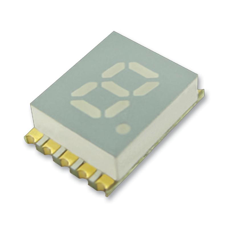 KCSC02-102 DISP, SMD, 0.2", CMN CATHODE, GREEN KINGBRIGHT