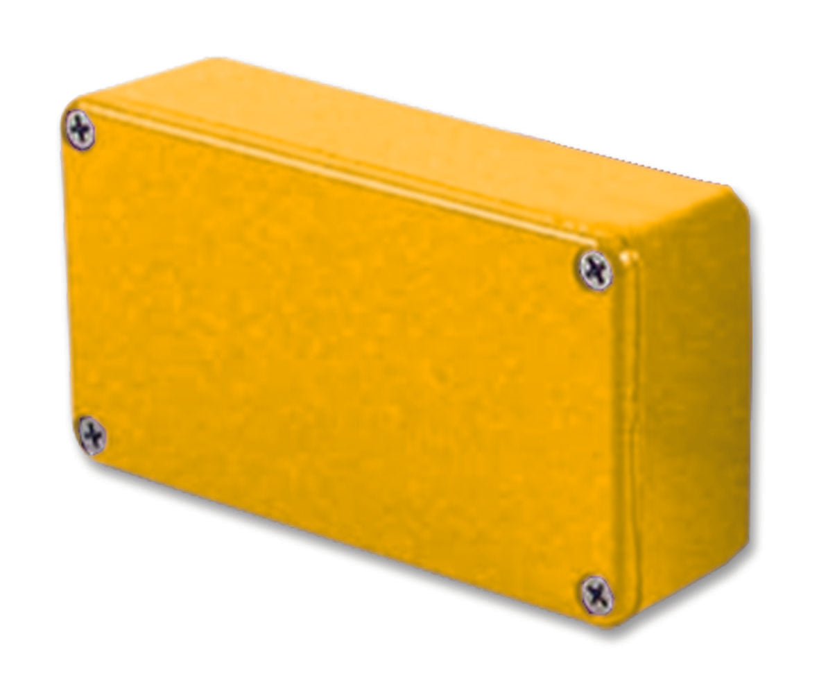 1590XXYL ENCLOSURE, 145X121X35, YELLOW HAMMOND