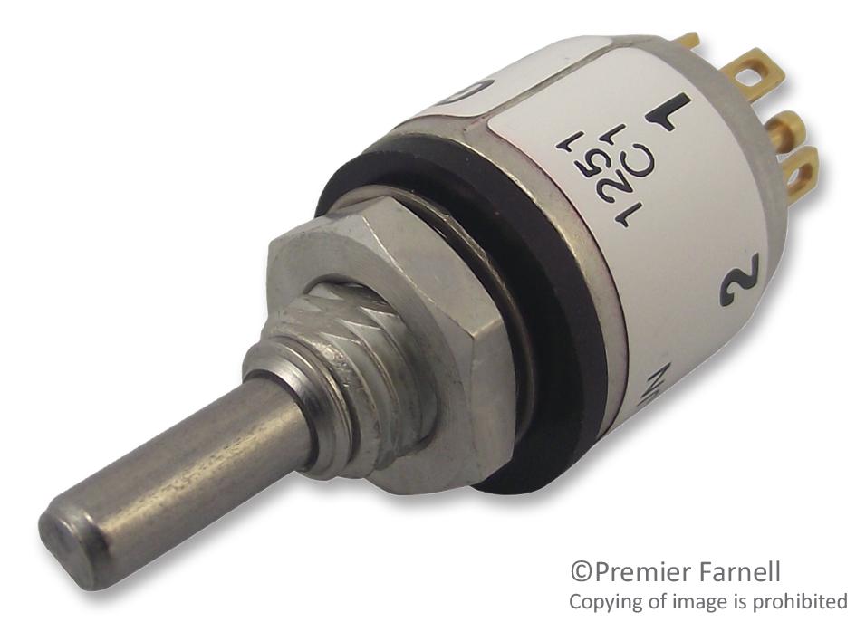 51P22-01-1-16N SWITCH, ROTARY, SP16T, 0.2A, 220V GRAYHILL