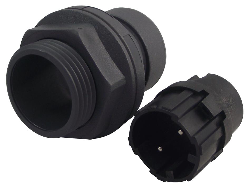 PXP6012/02P/ST CHASSIS CONNECTOR, 2 WAY, PIN BULGIN LIMITED