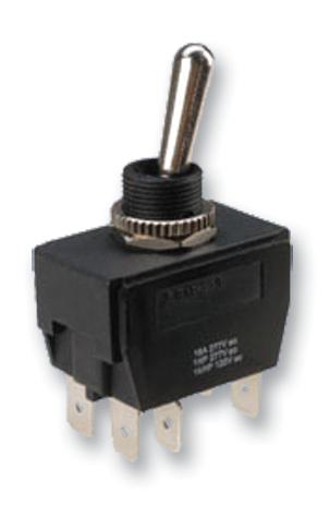 MCR13-448S-1-05 SWITCH, DPST OFF-(ON), SO, METAL LEVER MULTICOMP