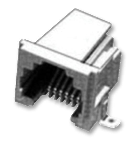 5406514-2 MODULAR, JACK, RJ11, CAT3, R/A, SMT AMP - TE CONNECTIVITY