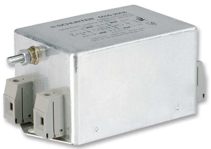 5500.2600.01 AC FILTER, 1-PHASE, 1A, 250V SCHURTER