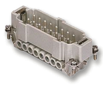 CNEM16T INSERT, MALE, 16P+E, 16A, 500V ILME