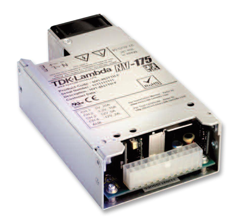 NV1-1T000-C-M PSU, SM, N175 SERIES, 12V,175/180W TDK-LAMBDA