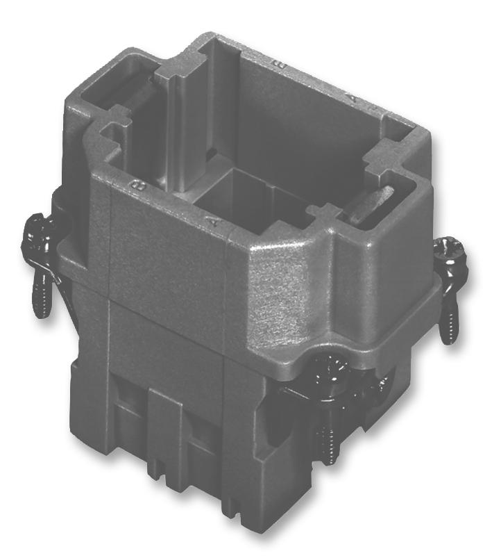 C146 P06 001 G8 FRAME, MALE, FOR 2 MODULES AMPHENOL SINE/TUCHEL