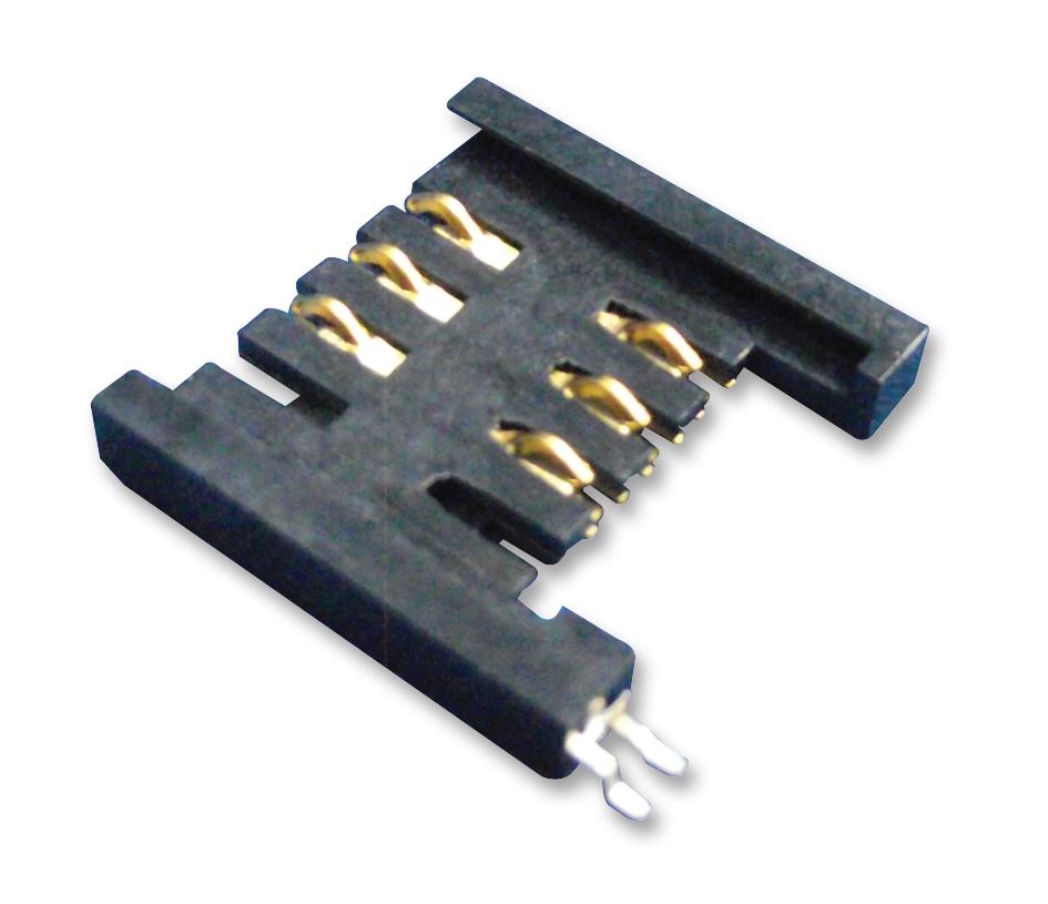 SIMMP-00601B000-G CONNECTOR, MINI SIM, 6PIN MULTICOMP PRO
