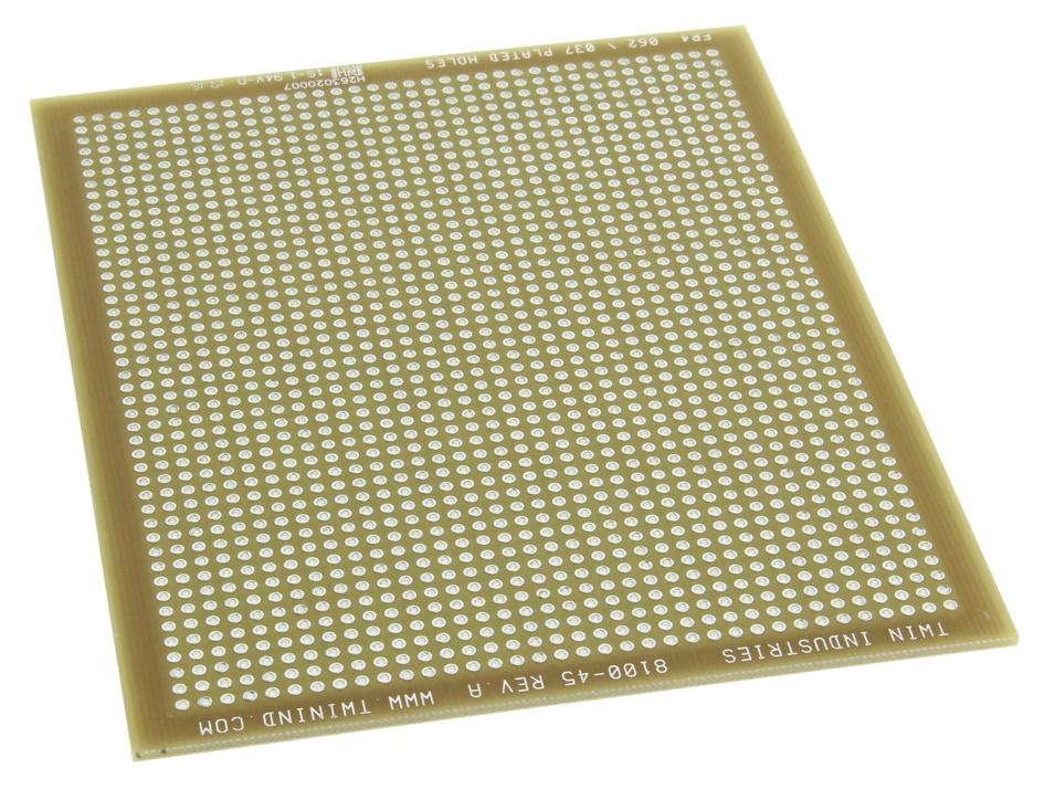 8100-45 PCB, PROTOTYPE BOARD, FR4 TWIN INDUSTRIES