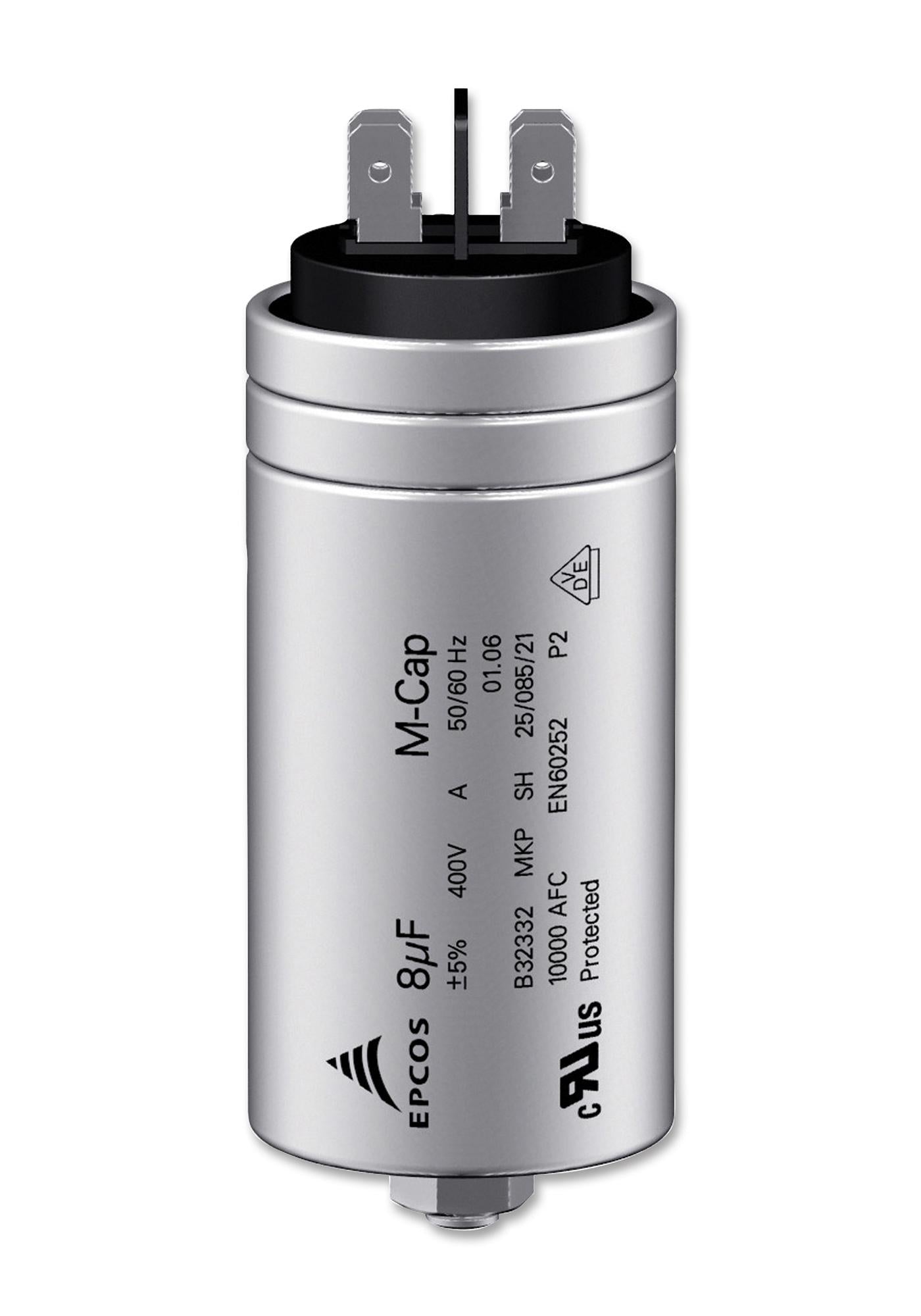 B32332I6606J082 CAP, 60µF, 450VAC, 5%, PP, CAN EPCOS