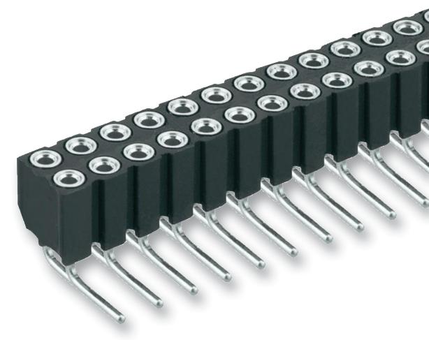 BL 8/72 Z HEADER, RECEPTACLE, 2.54MM, R/A, 72WAY FISCHER ELEKTRONIK