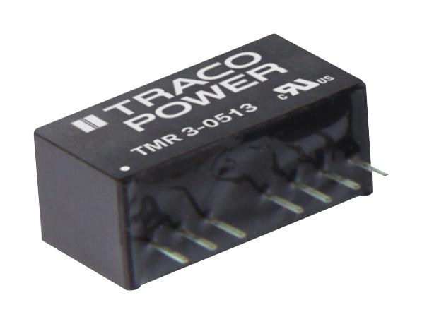 TMR 3-0521 DC/DC CONVERTER, 2 O/P, 0.3A, 5V TRACO POWER