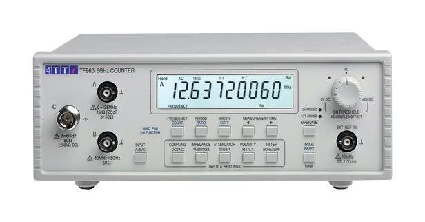TF960 FREQUENCY COUNTER, 6GHZ, 10 DIGIT, TCXO AIM-TTI INSTRUMENTS