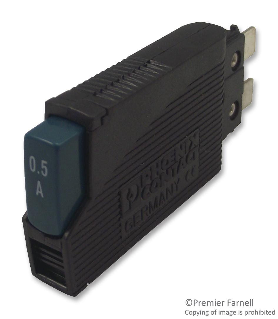 0712152 CIRCUIT BREAKER, 250VAC, 65VDC, 0.5A PHOENIX CONTACT