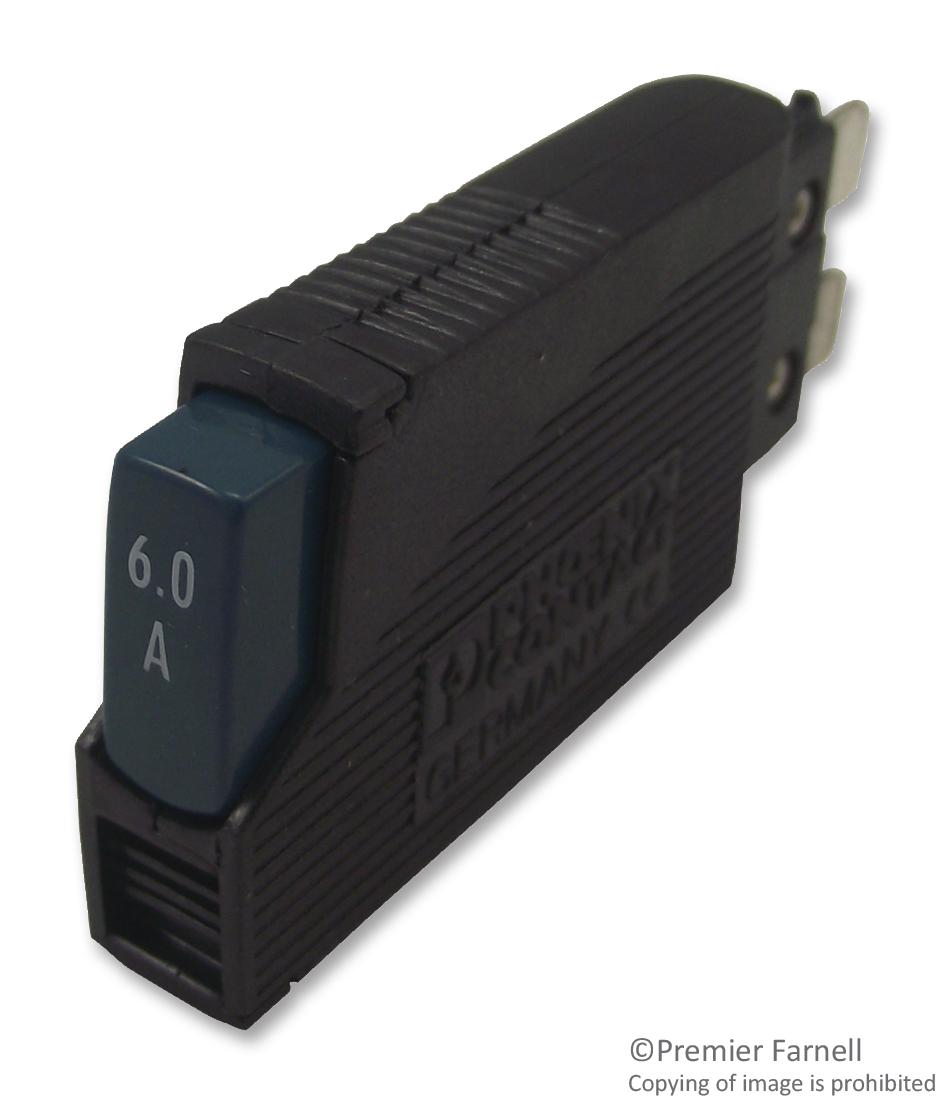 0712275 CIRCUIT BREAKER, 250VAC, 65VDC, 6A PHOENIX CONTACT