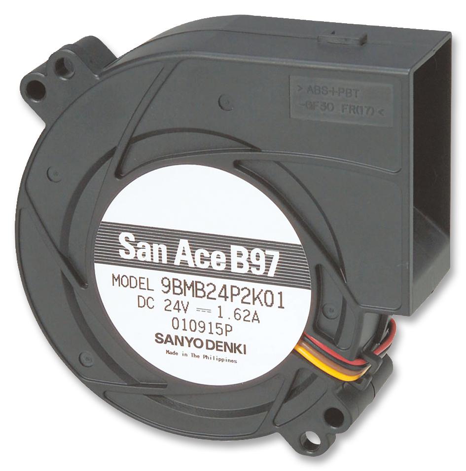 9BMB24P2K01 BLOWER, 97X33MM, 24VDC SANYO DENKI
