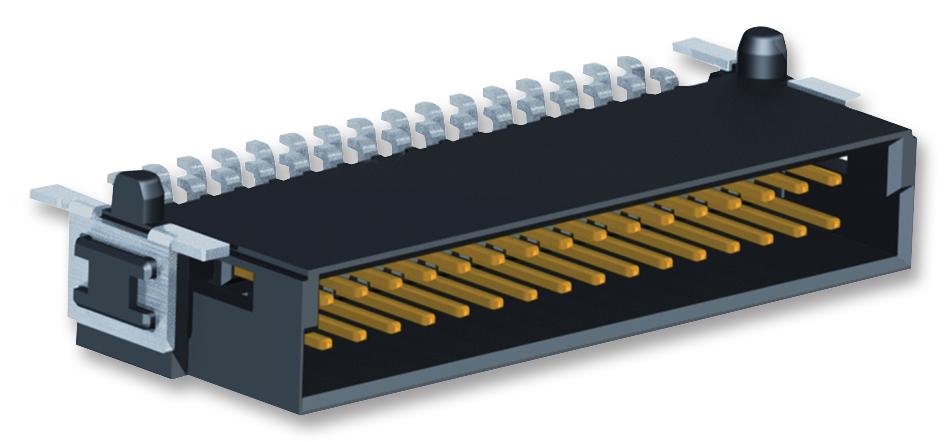 15 15 026 2601 000 CONNECTOR, PLUG, R/A, 1.27MM, 26WAY HARTING