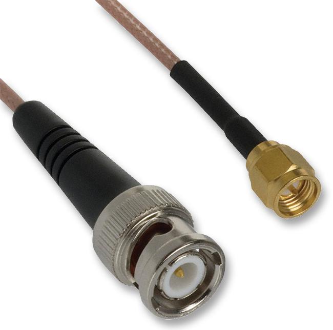 415-0028-012 CABLE, RG316, SMA PLUG, BNC PLUG, 12IN JOHNSON - CINCH CONNECTIVITY