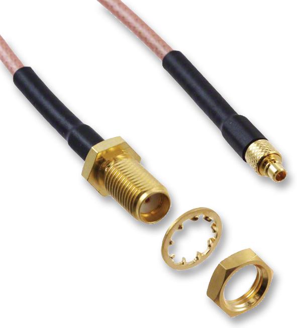 415-0071-006 CABLE, RG316, MMCX PLUG, SMA RECPT, 6IN JOHNSON - CINCH CONNECTIVITY