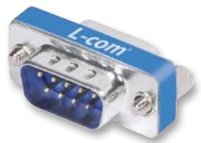 DGB9MF ADAPTOR, D SUB, DB9, PLUG TO RECEPTACLE L-COM