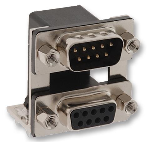 178-009-413R571 D SUB, DUAL, PLUG, RECEPTACLE, 9WAY NORCOMP