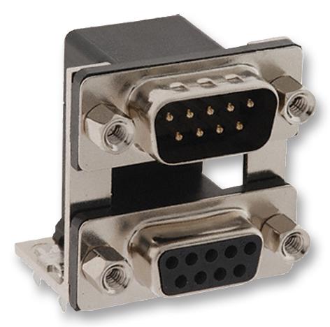 189-009-413R571 D SUB, DUAL, PLUG, RECEPTACLE, 9WAY NORCOMP
