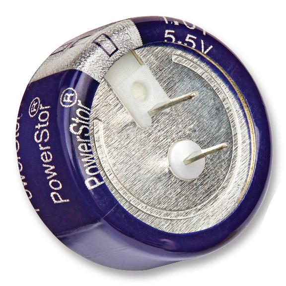 KW-5R5C334-R CAP, 0.33F, 5.5V, SUPER, RADIAL EATON BUSSMANN