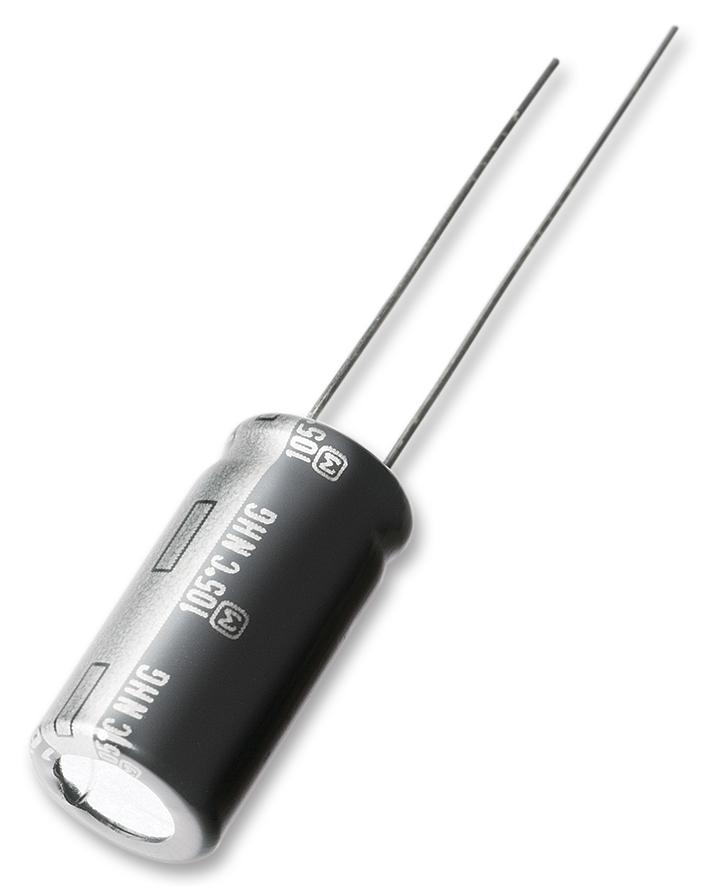 ECA1HHG100 CAP, 10µF, 50V, 20% PANASONIC