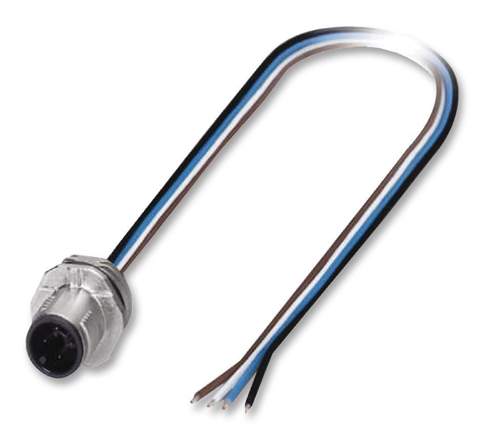 SACC-E-MS-4CON-M16/0,5 SCO CABLE ASSY, M12 PLUG TO WIRE, 4P, 0.5M PHOENIX CONTACT