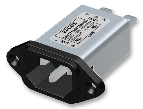 B84771A0015A000 FILTER, INLET, IEC, 15A, 250V AC/DC EPCOS