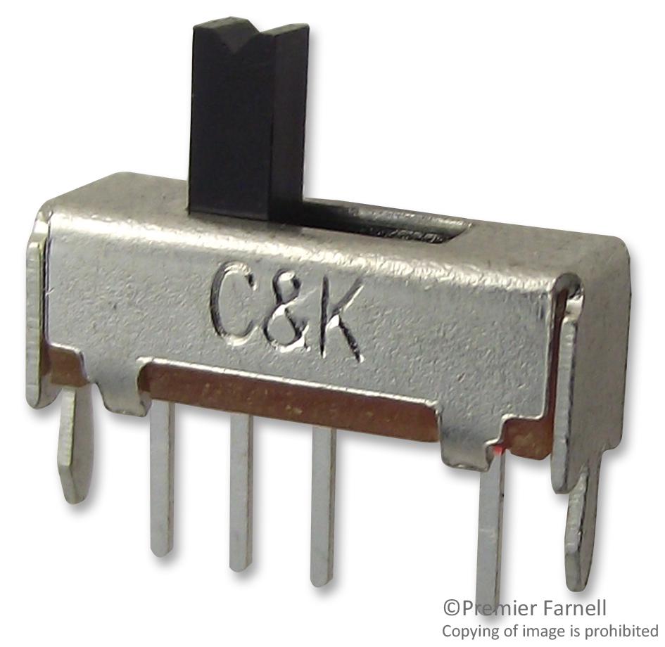 OS103011MS8QP1 SWITCH, SP3T, 0.1A, 12VDC, PCB, ON-ON-ON C&K COMPONENTS