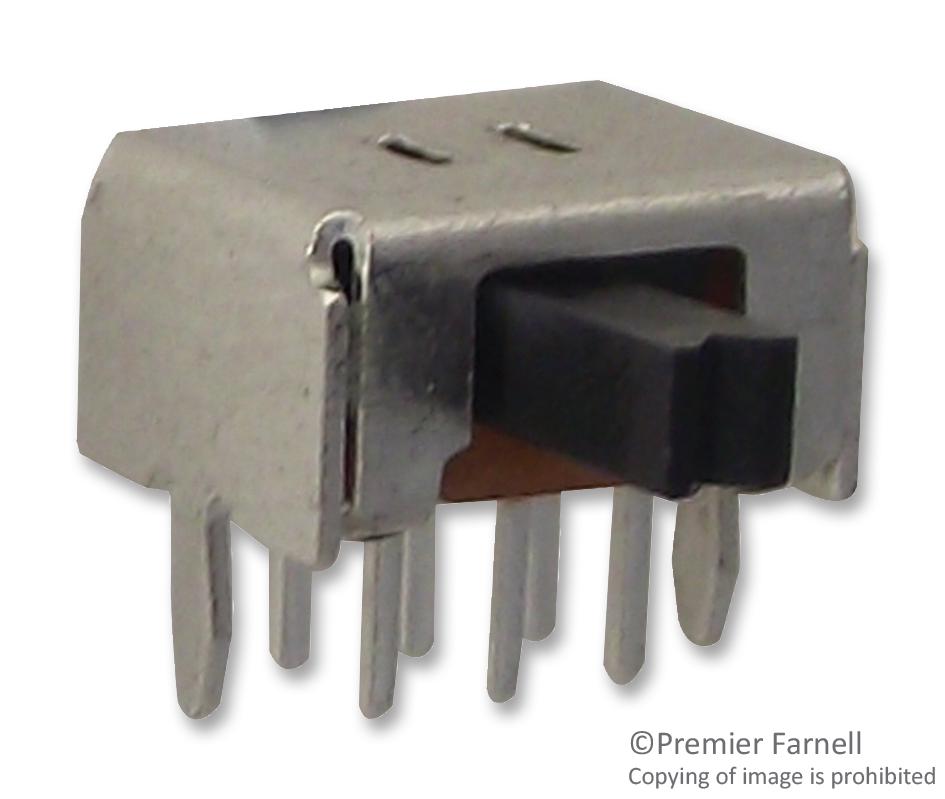 OS202011MA0QN1 SWITCH, DPDT, 0.1A, 12VDC, PCB, R/A C&K COMPONENTS