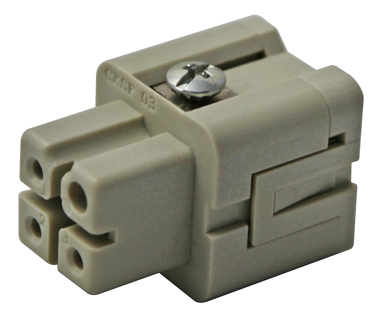 CKSF03 INSERT, FEMALE, 26-14 AWG, 3P+E ILME
