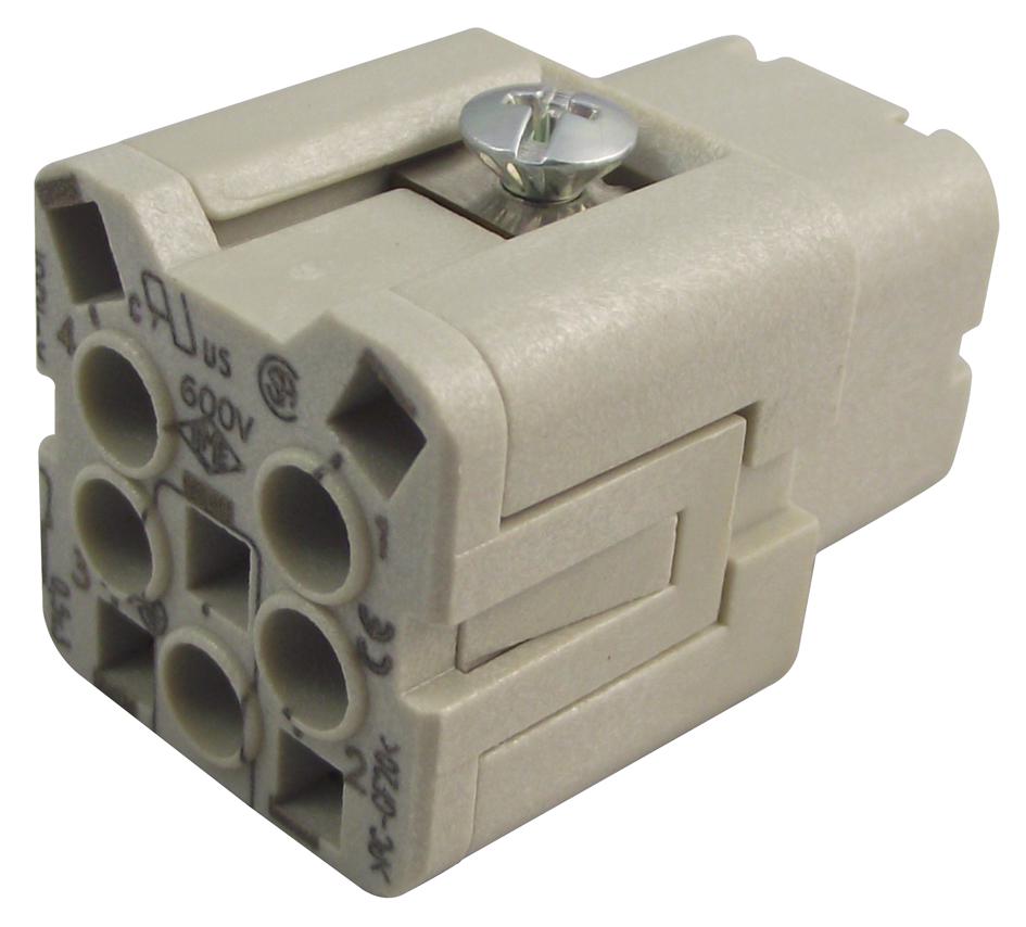CKSF04 INSERT, FEMALE, 26-14 AWG, 4P+E ILME