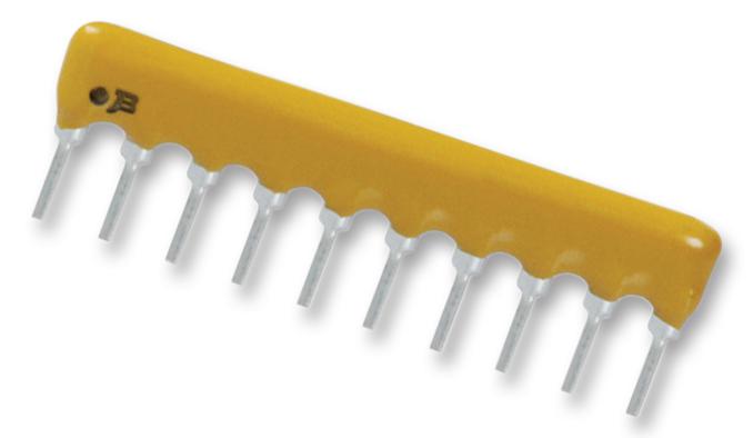 4609X-101-122LF RES N/W, BUSSED, 1.2K, 2%, 100V, SIP BOURNS