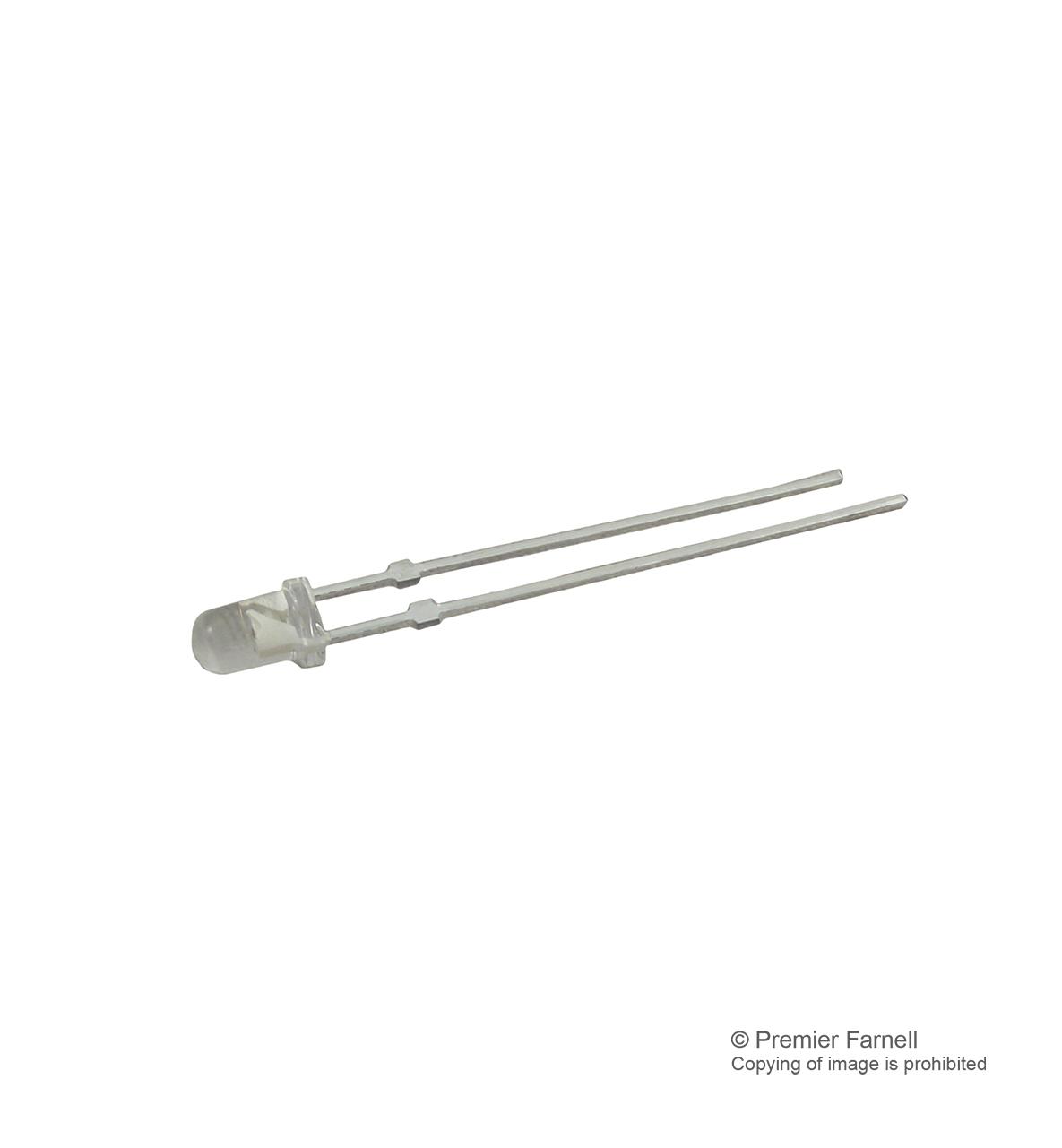 151033YS03000 LED, 3MM, YELLOW, 2100MCD, 589NN WURTH ELEKTRONIK