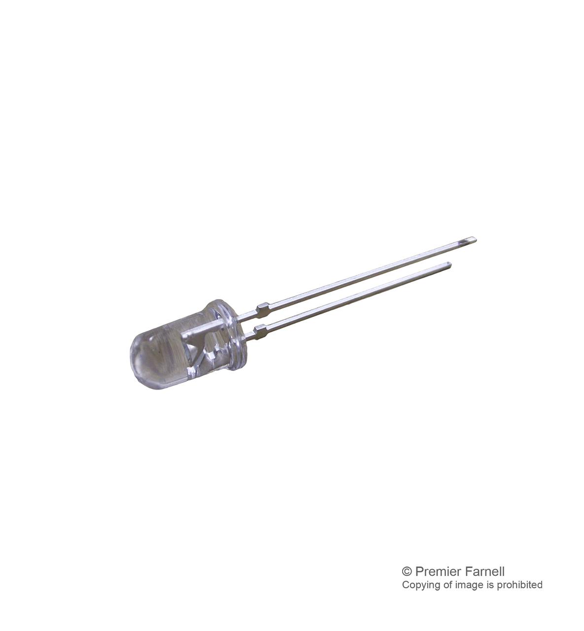 151053RS03000 LED, 5MM, RED, 5000MCD, 623NM WURTH ELEKTRONIK