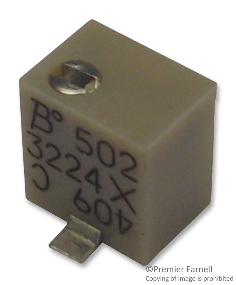 3224X-1-101E TRIMMER, POT, 100 OHM, 10%, 12TURN, SMD BOURNS