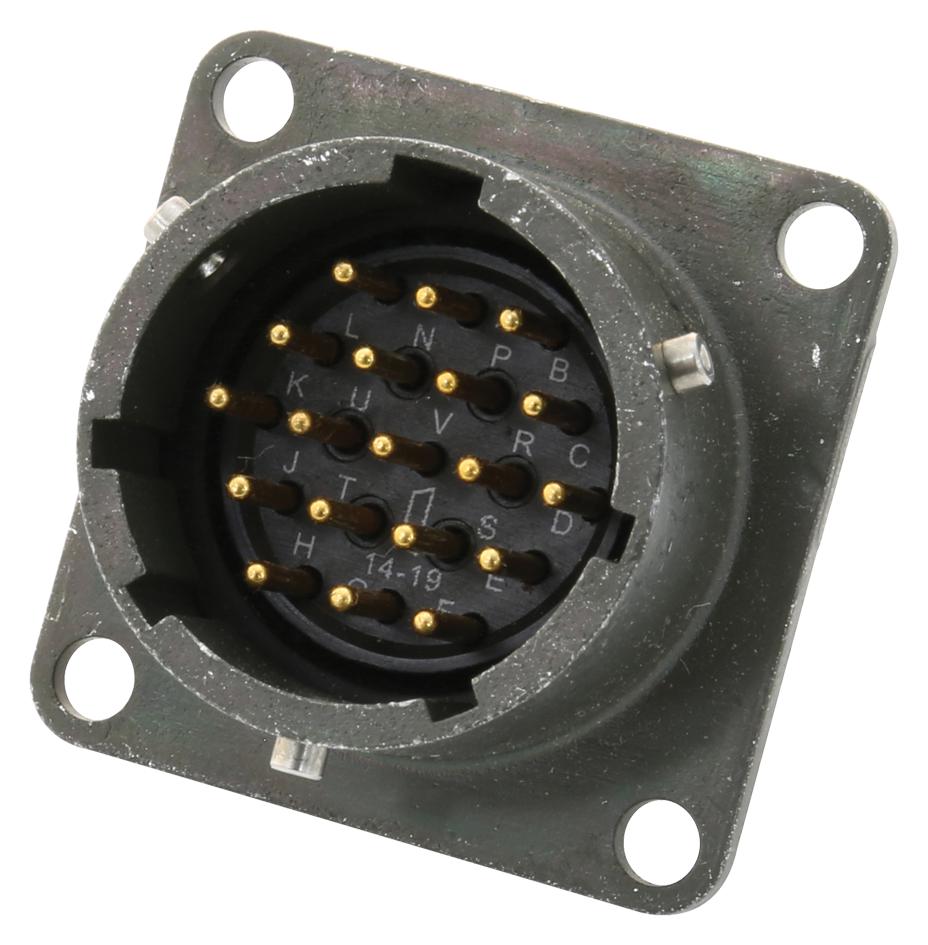 PT02E14-19P CIRCULAR, RECEPTACLE, 14-19, BOX AMPHENOL INDUSTRIAL