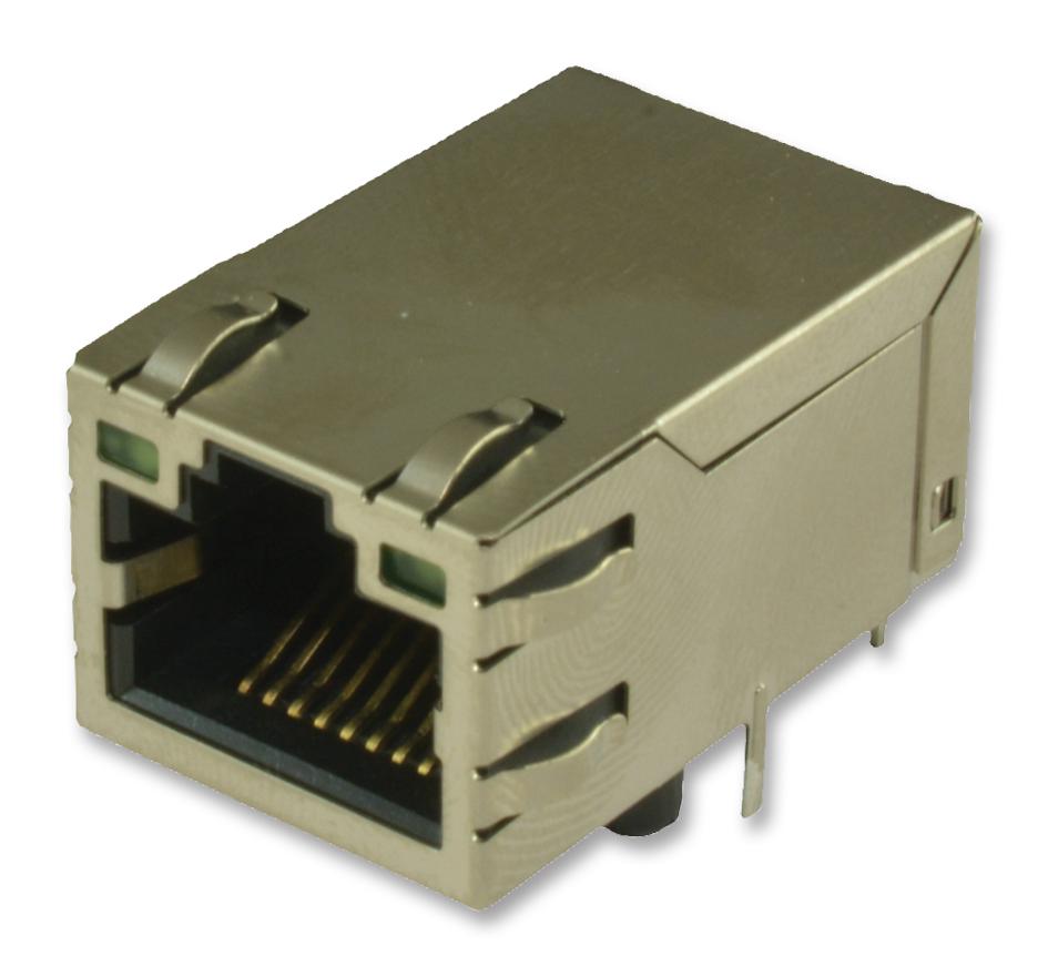48025-0091 RJ45 CONN, JACK, 8P8C, 1PORT, R/A, THT MOLEX