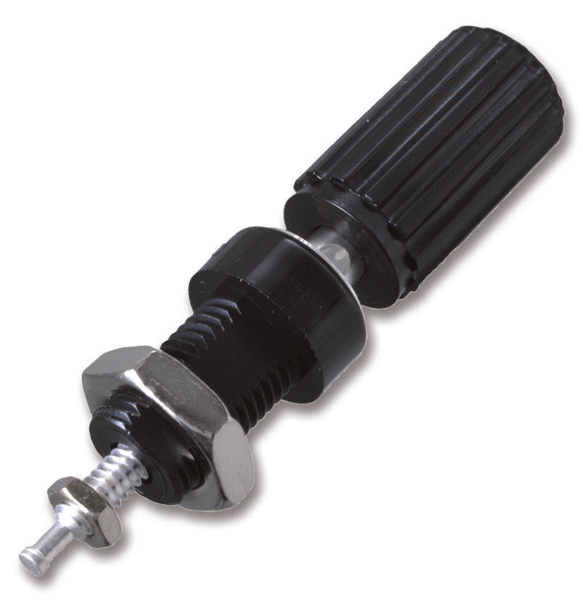 111-0103-001 BINDING POST, 15A, #4-40, BLACK JOHNSON - CINCH CONNECTIVITY