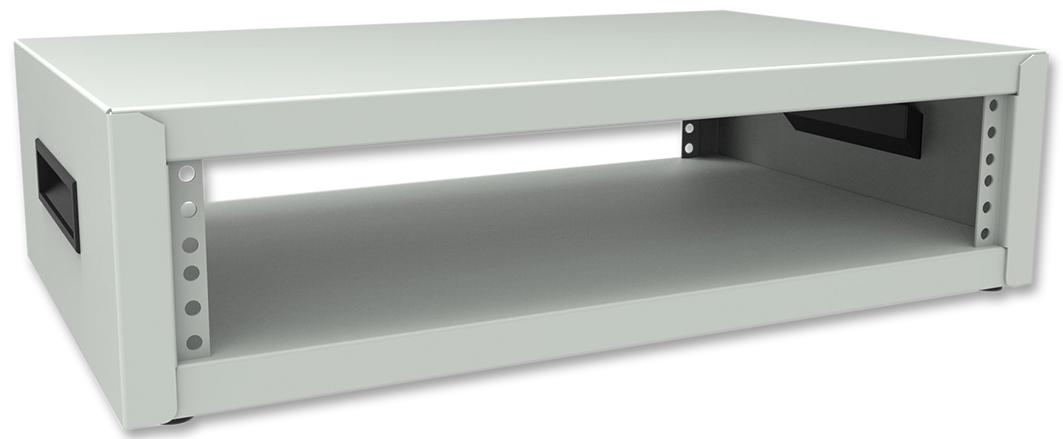 RCBS1900717LG1 CABINET, TABLE TOP, 4U, 1 SLOT, STEEL HAMMOND