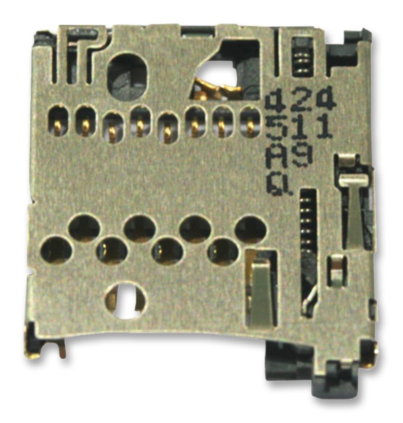 2201778-1 CONNECTOR, MICROSD, PUSH PUSH TE CONNECTIVITY
