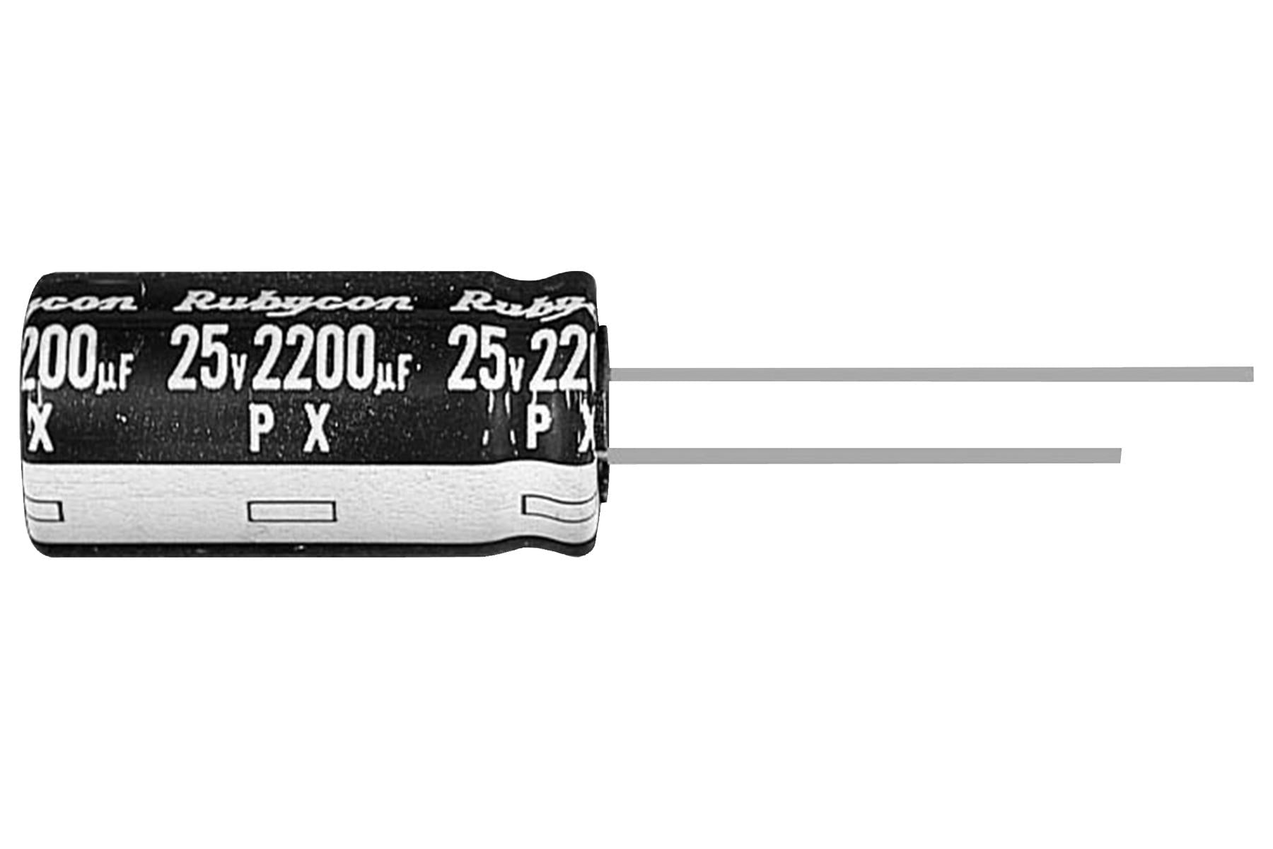 35PX100MEFC6.3X11 CAP, 100µF, 35V, 20% RUBYCON