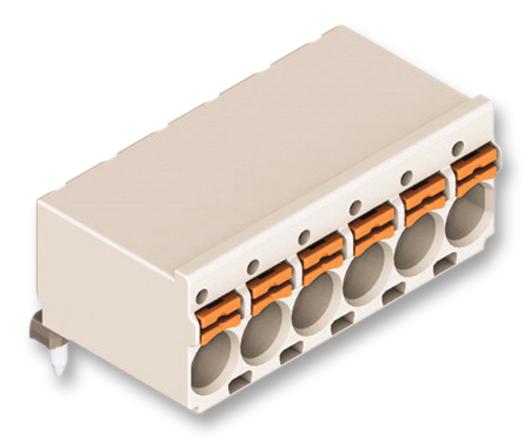 2092-1375 TERMINAL BLOCK, WIRE TO BRD, 5POS, 12AWG WAGO
