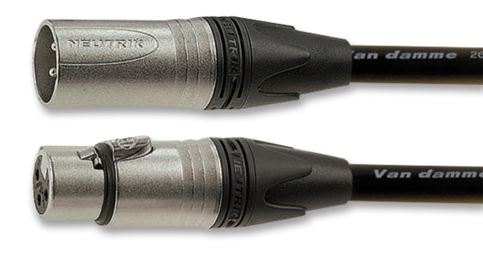 101-065-001 MIC LEAD, XLR MALE, XLR FEMALE, 3M VDC