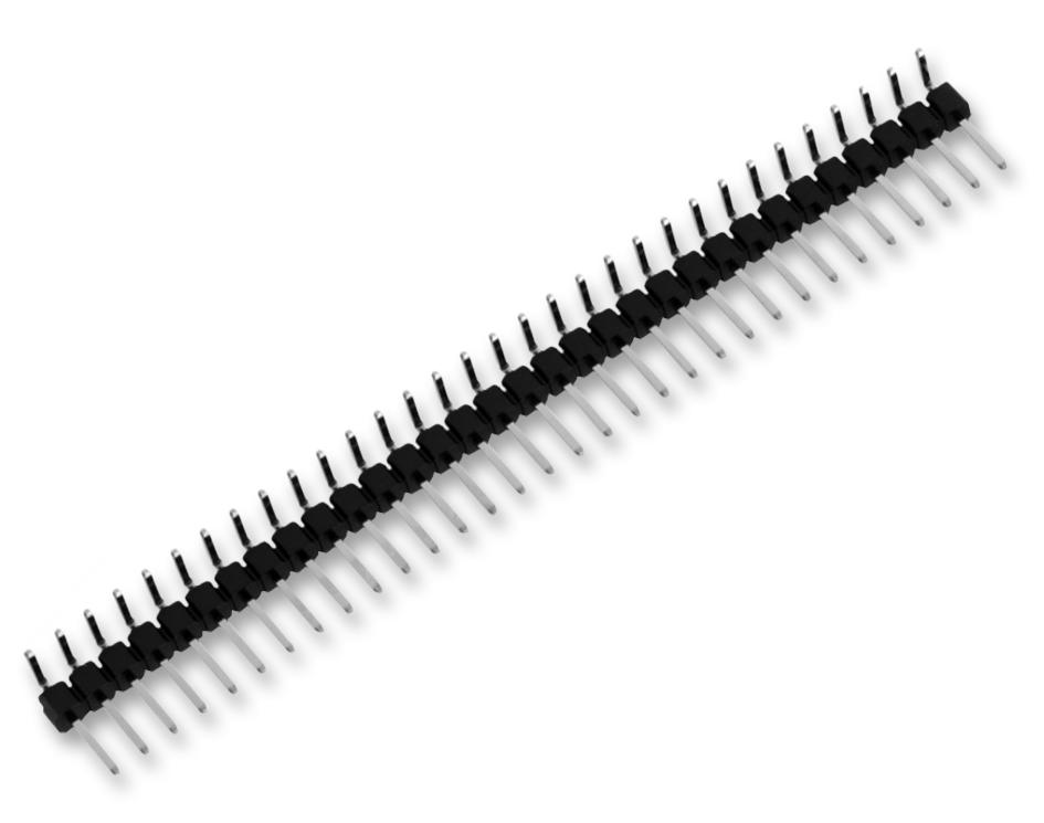 61303611021 HEADER, 2.54MM, PIN, THT, R/A, 36WAY WURTH ELEKTRONIK