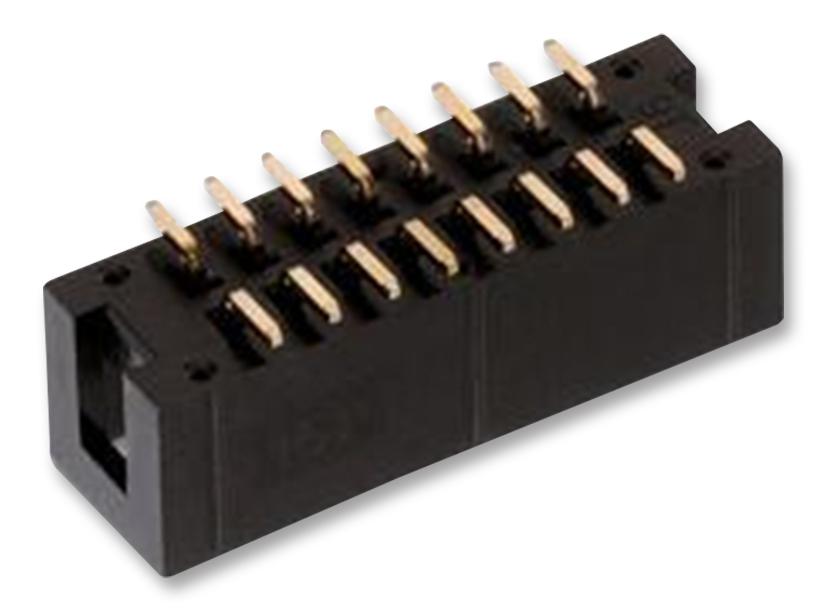 61231420621 HEADER, 2.54MM, MALE, SMT, R/A, 14WAY WURTH ELEKTRONIK
