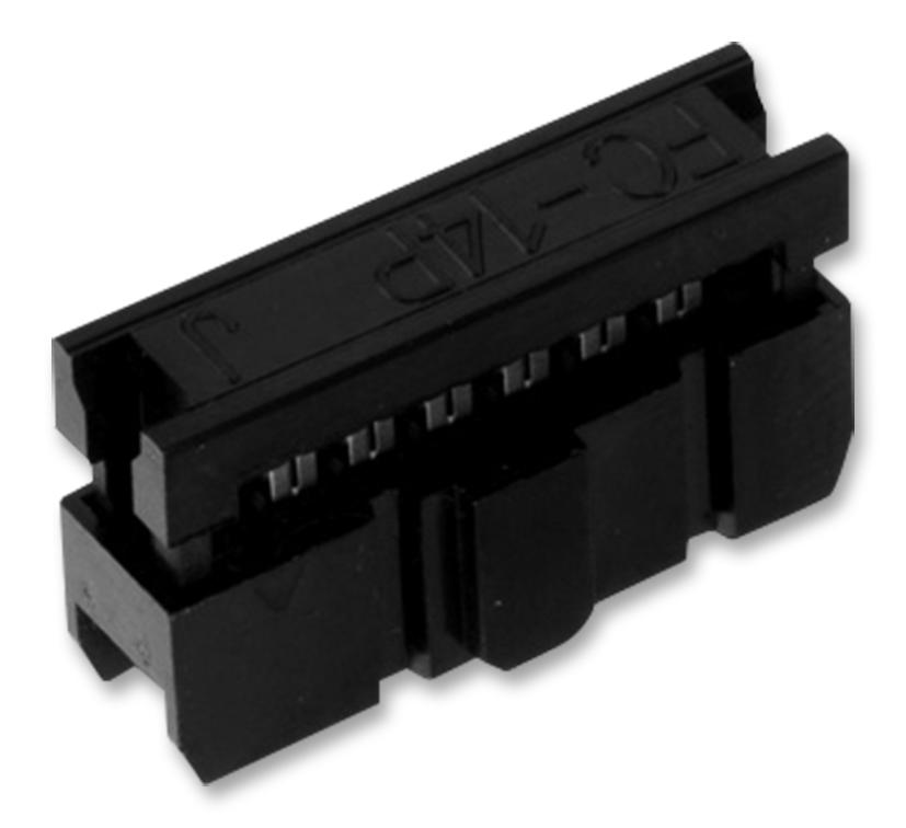 61204023021 SOCKET, IDC, 2.54MM, STRAIN RELIEF, 40P WURTH ELEKTRONIK