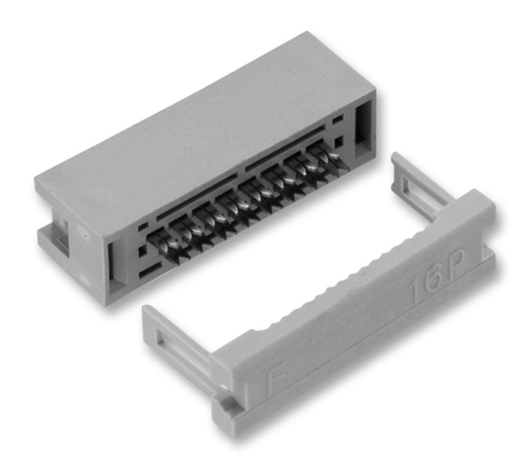 61204025821 PLUG, IDC, 2.54MM, STRAIN RELIEF, 40WAY WURTH ELEKTRONIK