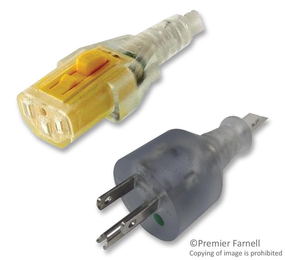 6051.2121 POWER LEAD, IEC, C13, 3M, 13A, V-LOCK SCHURTER